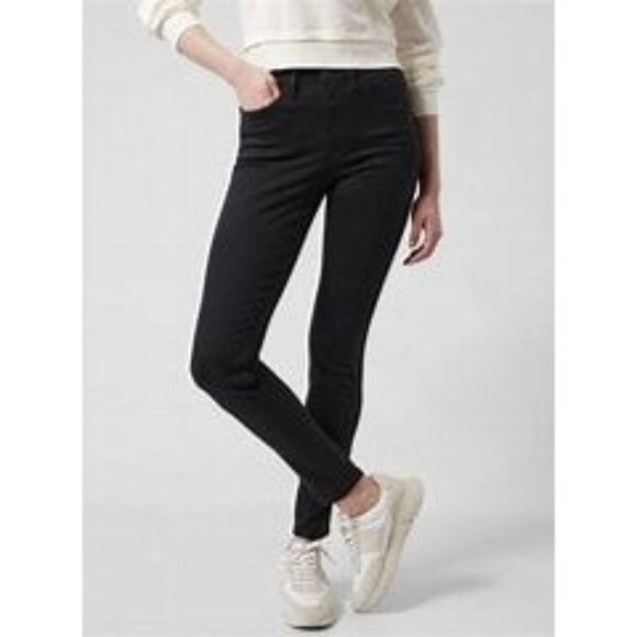 Athleta Flex Ultra Skinny Jean - Black Size 8 - Picture 1 of 11